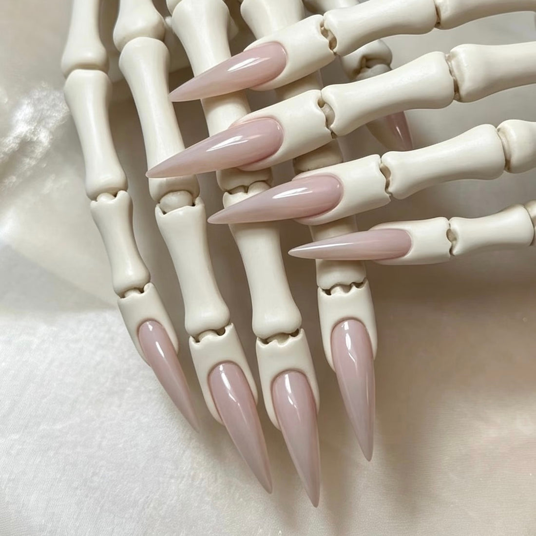 HexClaw | Nude werewolf claw nails, sharp claw nails, acrylic nails, claw press on nails, acrylic nails, elegant nails, holiday press on nails, claw gloves