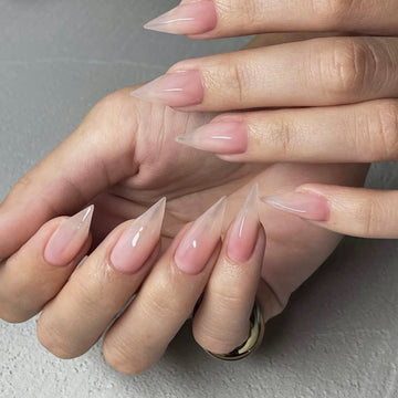 HexClaw | pink and white nails,  acrylic nails，claw nails，press on nails，armor，claw，werewolf nails,kawaii nails