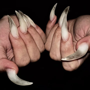 HexClaw | Halloween claw nails, anime nails, claw press on nails, dragon nails, acrylic nails, werewolf nails, claws, armor, press on nails, gothic nails, extra long nails, cosplay claw nails